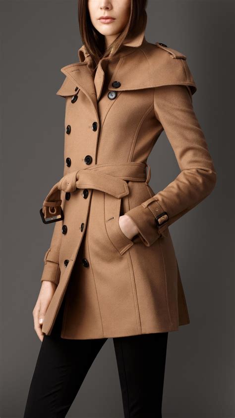 wool burberry coat